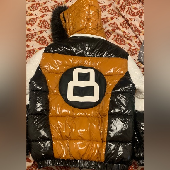 8 ball jacket awakbdland puffer  SIZE XL - Picture 2 of 4
